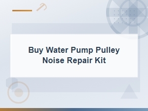 Water Pump Pulley Noise Repair Kit for Wobble Symptoms
